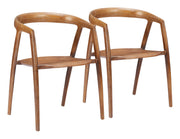 Ziran - Dining Chair (Set of 2) - Walnut