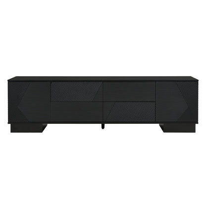 Modern TV Stand With Storage Cabinets, 4 Drawers