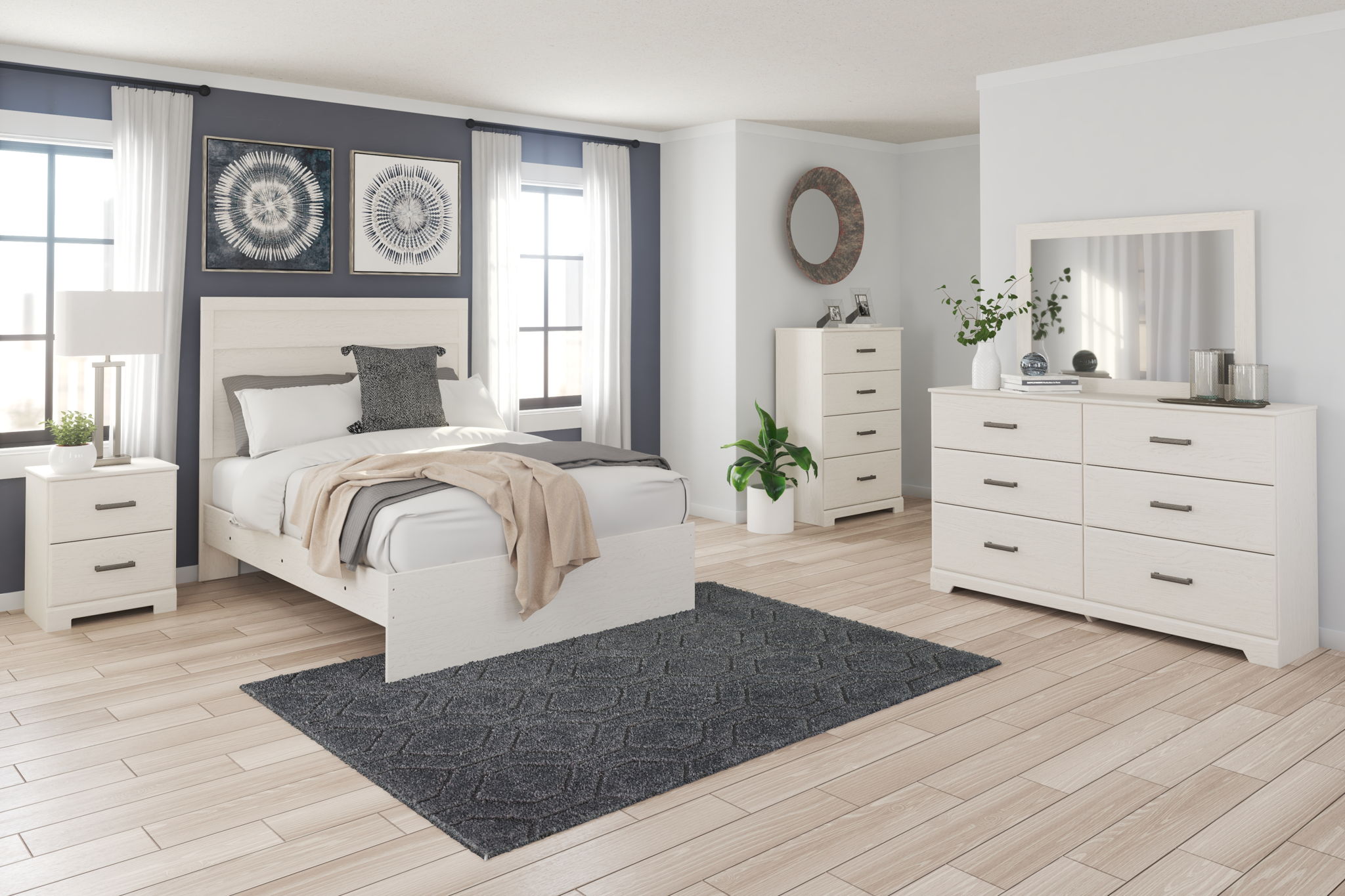 Stelsie - Panel Bedroom Set - Thumbnail 2