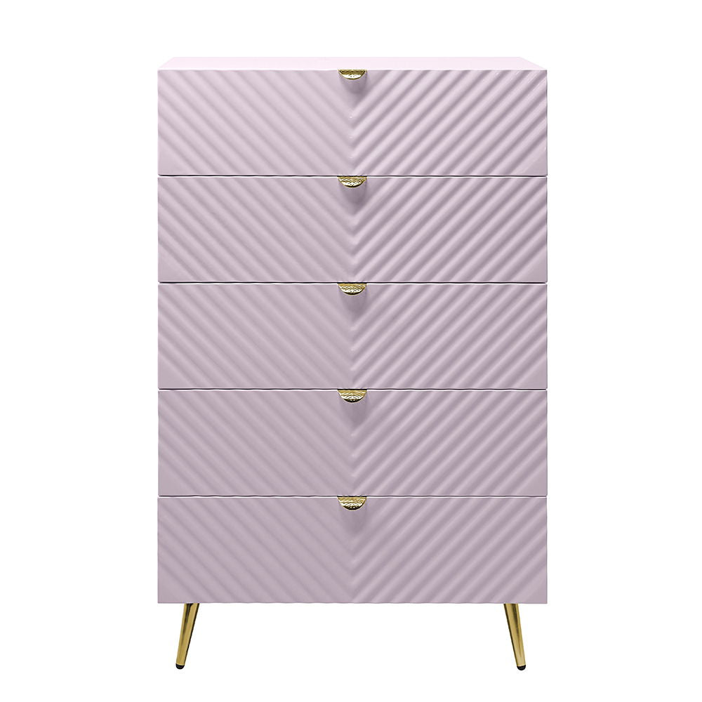 Gaines - Chest - Pink High Gloss