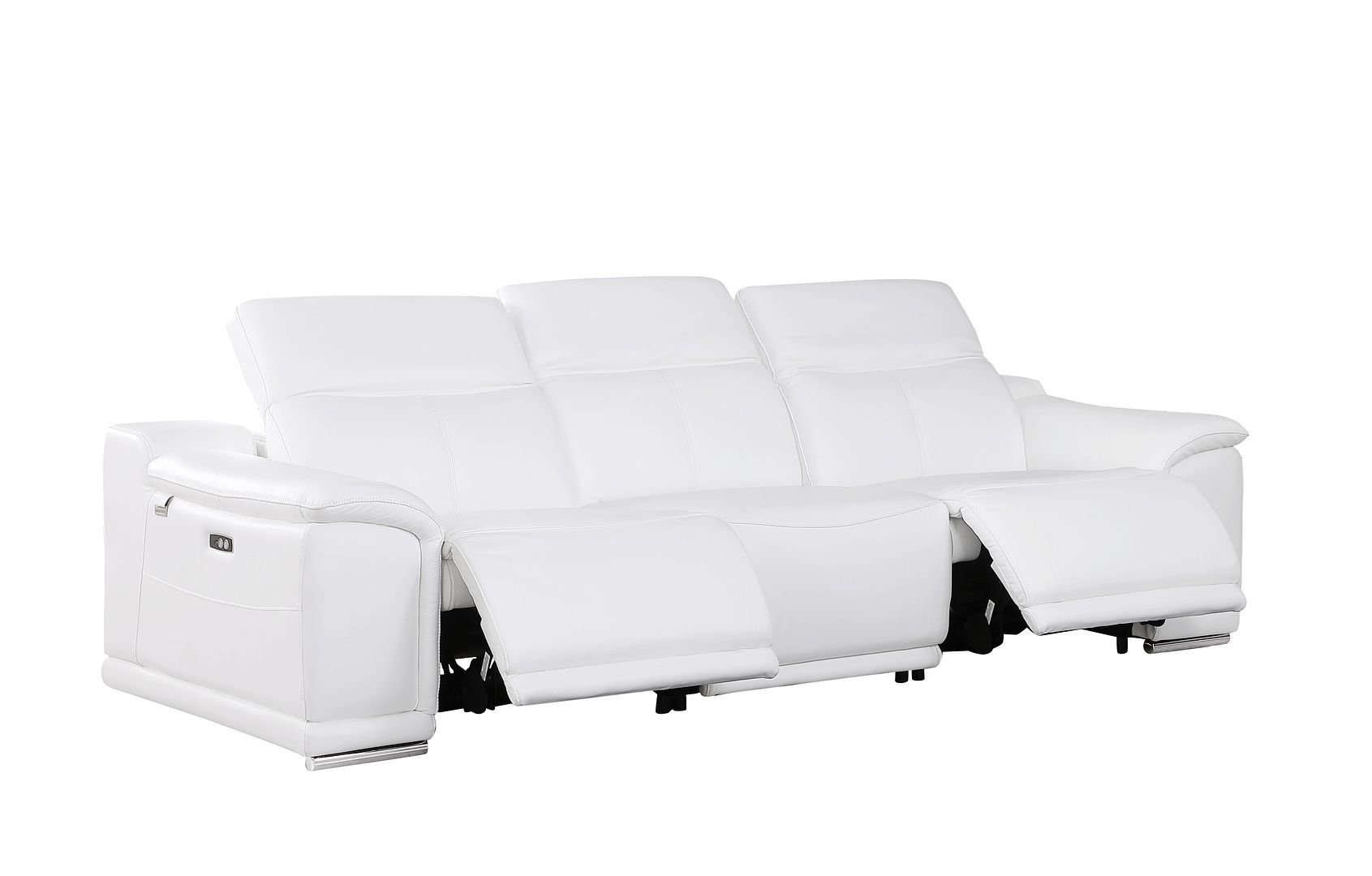 9762 - 6-Piece Modular Power Reclining Sofa, Loveseat And Chair Set With 5 Power Recliners In
