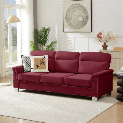 3 Seater Elegant Stationary Sofa