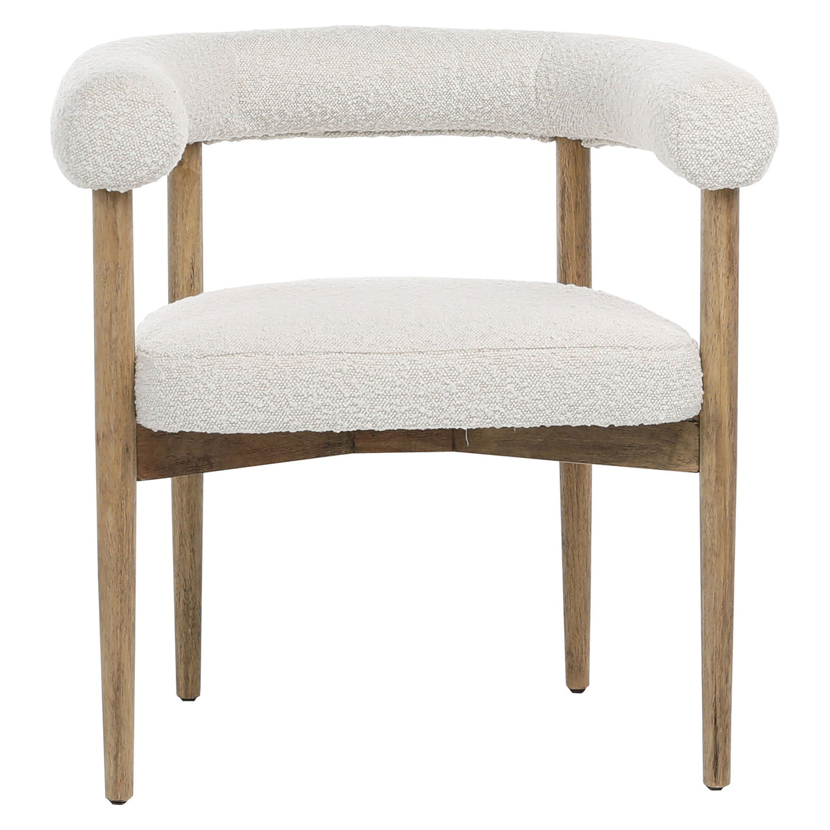 Matilda - Dining Chair - Cream With Natural