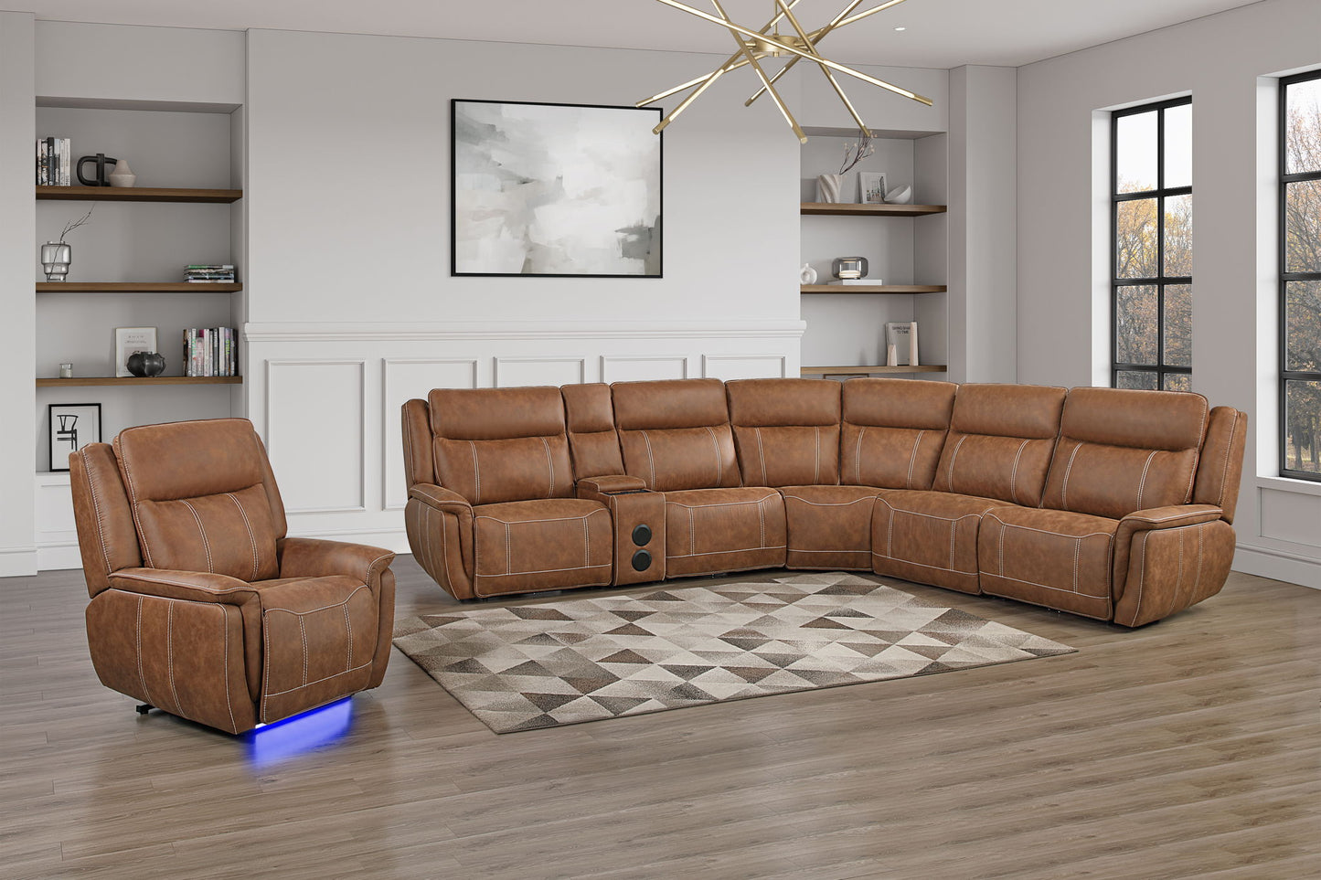 Kyra - Auto Glider Recliner With Power Headrest & Footrest