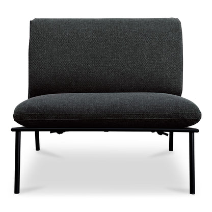 Salma - Outdoor Accent Chair - Charcoal