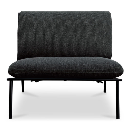 Salma - Outdoor Accent Chair - Charcoal