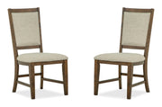 Bay Creek - Step Up Side Chair With Upholstered Seat & Back (Set of 2) - Toasted Nutmeg