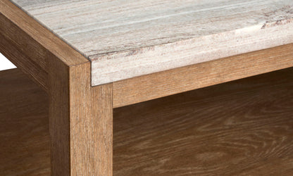 Plum Creek - Rectangular Cocktail Table With Casters