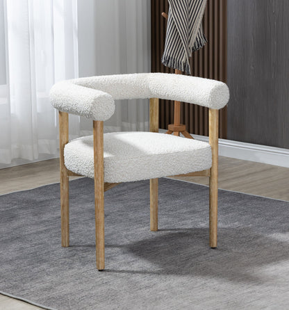 Hyatt - Dining Chair, Wood Legs