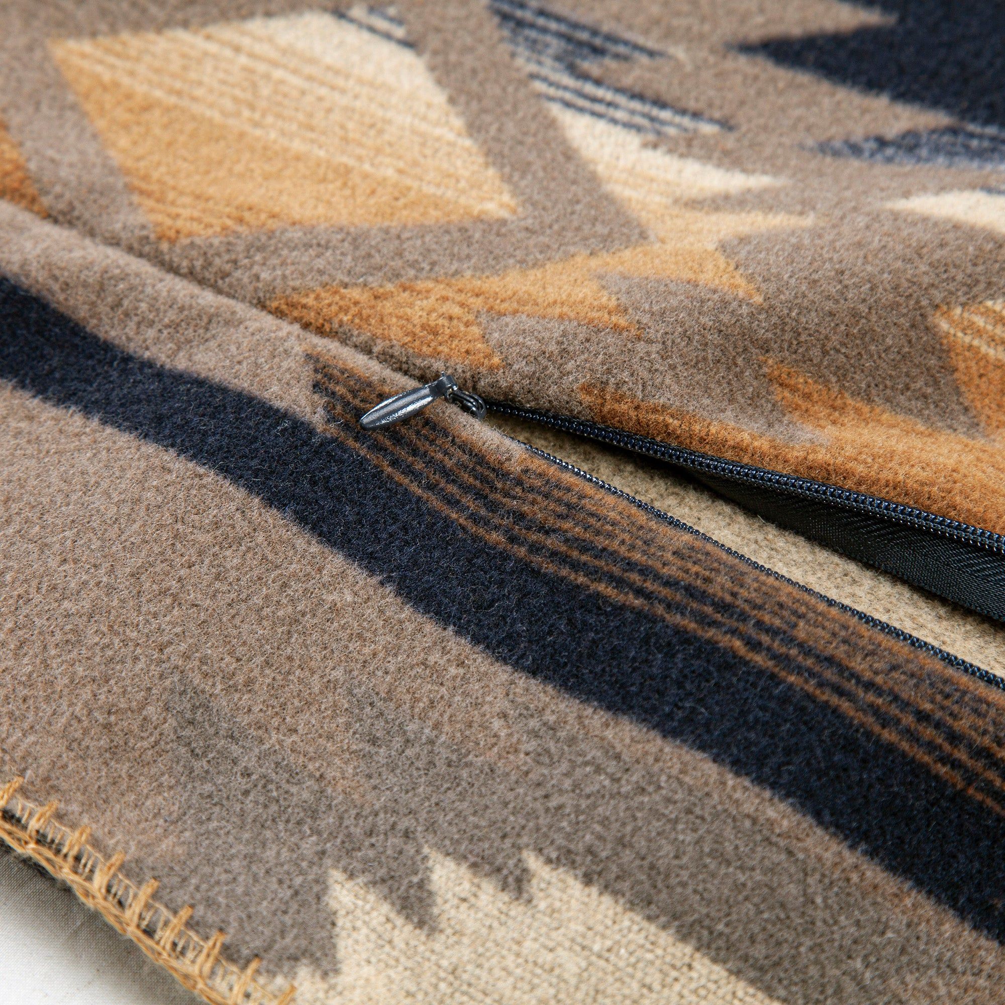 Taos - 20" x 30" Wool Blend Self Cuff Pillowcase - Multi Color