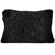 Chess Knit - Dutch Euro Pillow - Black