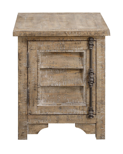 Chair Side Table - Taupe