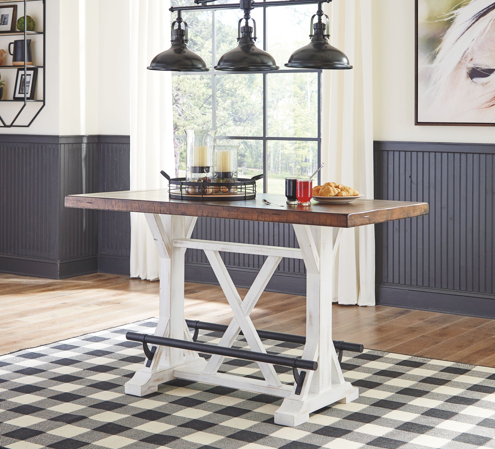 Valebeck Counter Height Table Set