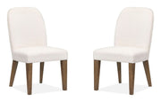 Westbourne - Upholstered Host Chair (Set of 2) - Dark Umber