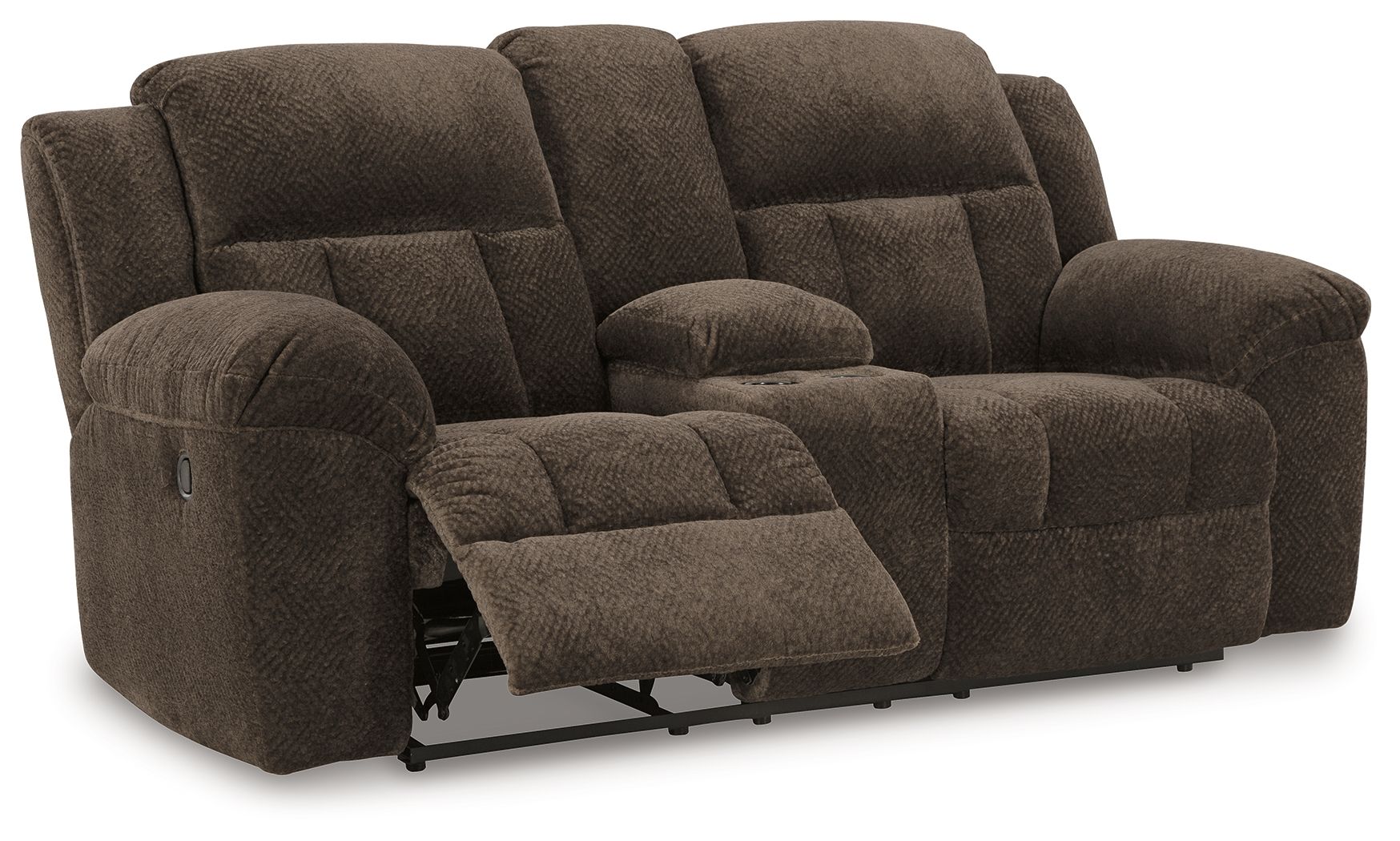 Frohn Double Reclining Loveseat With Console - Thumbnail 3