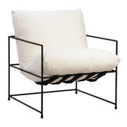 Inska - Occasional Chair - White With Black