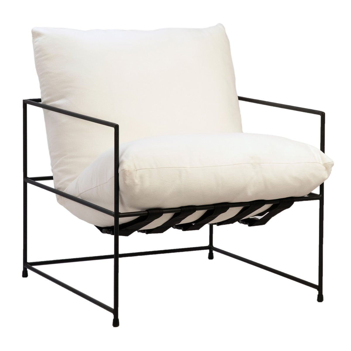 Inska - Occasional Chair - White With Black