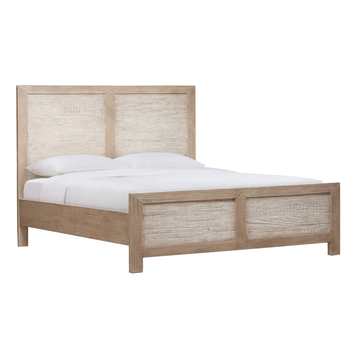 Roux - King Bed - Light And Gray Warm Wash