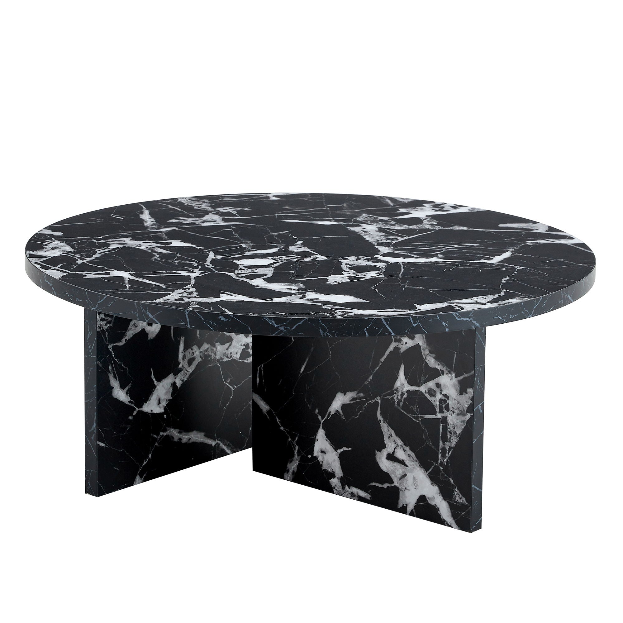 Versatile Round Coffee Table For Various Interior Styles