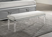B024 - Bench - Olive Shimmer Silver