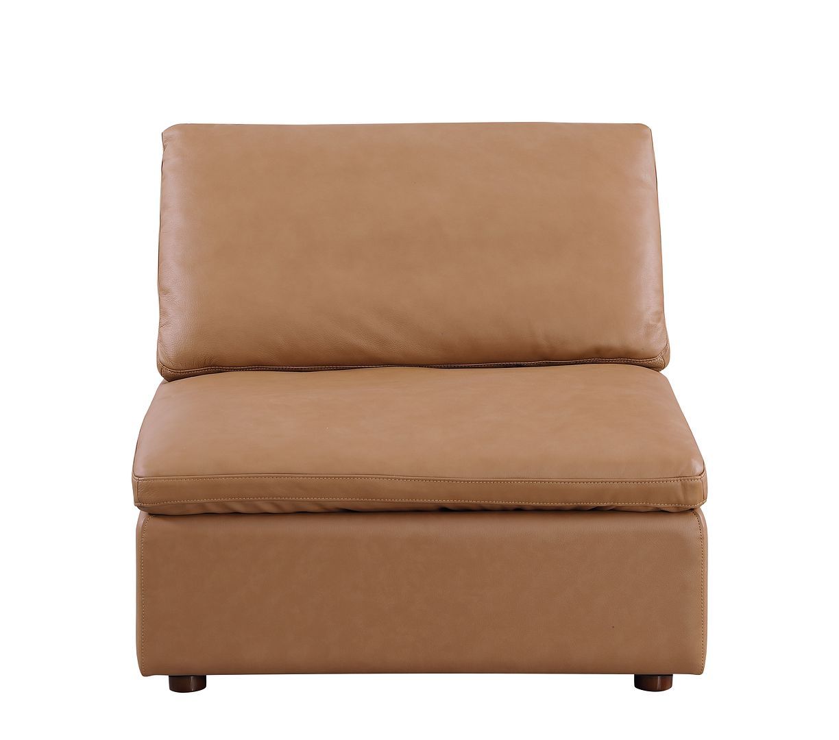 1100 - Armless Chair (Top-Grain Italian Leather)