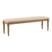 Marcellina - Bench - Beige And Natural