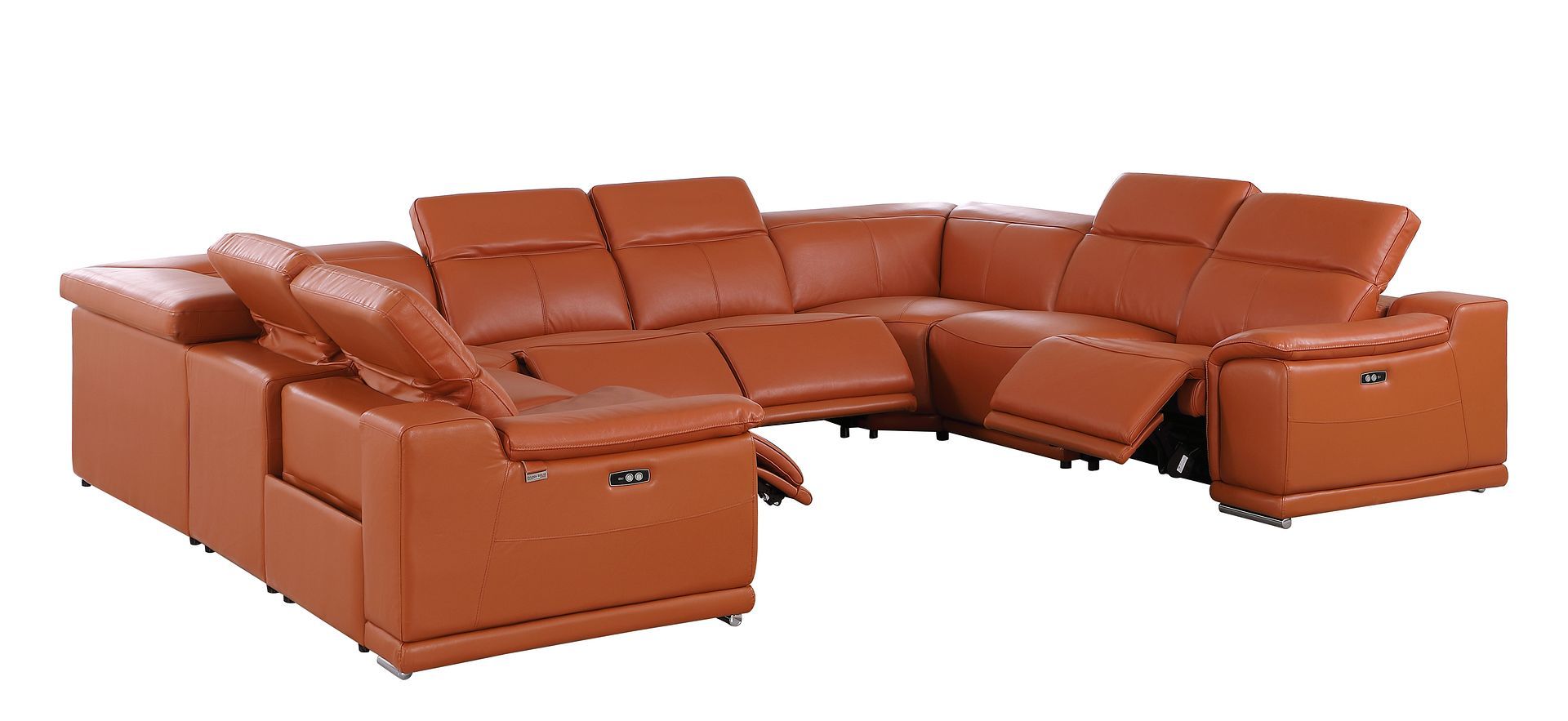 9762 - 8-Piece U-Shaped Sectional Sofa With 4 Power Recliners