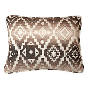 Chalet - 21" x 27" Aztec Pillow Sham Set (Set of 2) - White / Brown