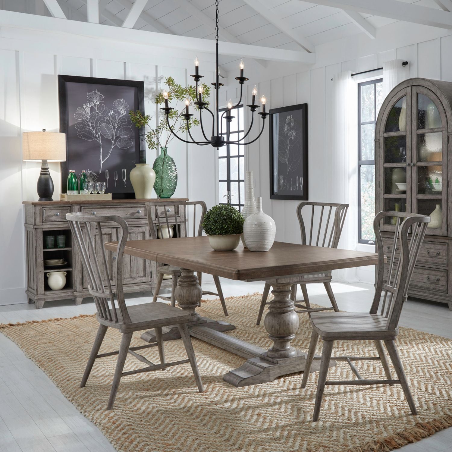 River Place - Trestle Table Set