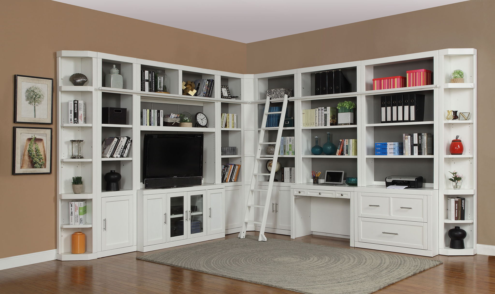 Catalina - TV Console - Cottage White