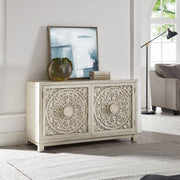Sundance - 2 Door Accent Cabinet - Antique Linen