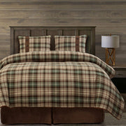 Huntsman - Queen Comforter Set (Set of 4) - Brown / Tan