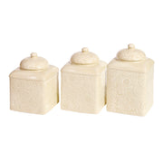 Savannah - Canister Set (Set of 3) - Cream