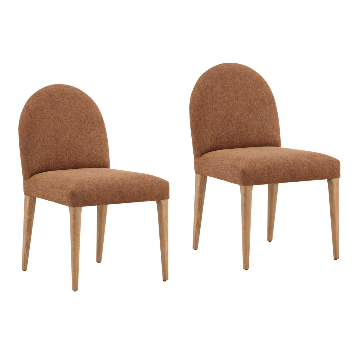 Memphis - Dining Chair (Set of 2) - Brown And Natural