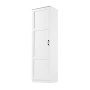 Storage Cabinet With 1 Door And Adjustable Shelf, Rectangle Shape - White