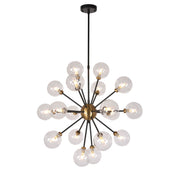 Trevindo - Chandelier - Black And Brass