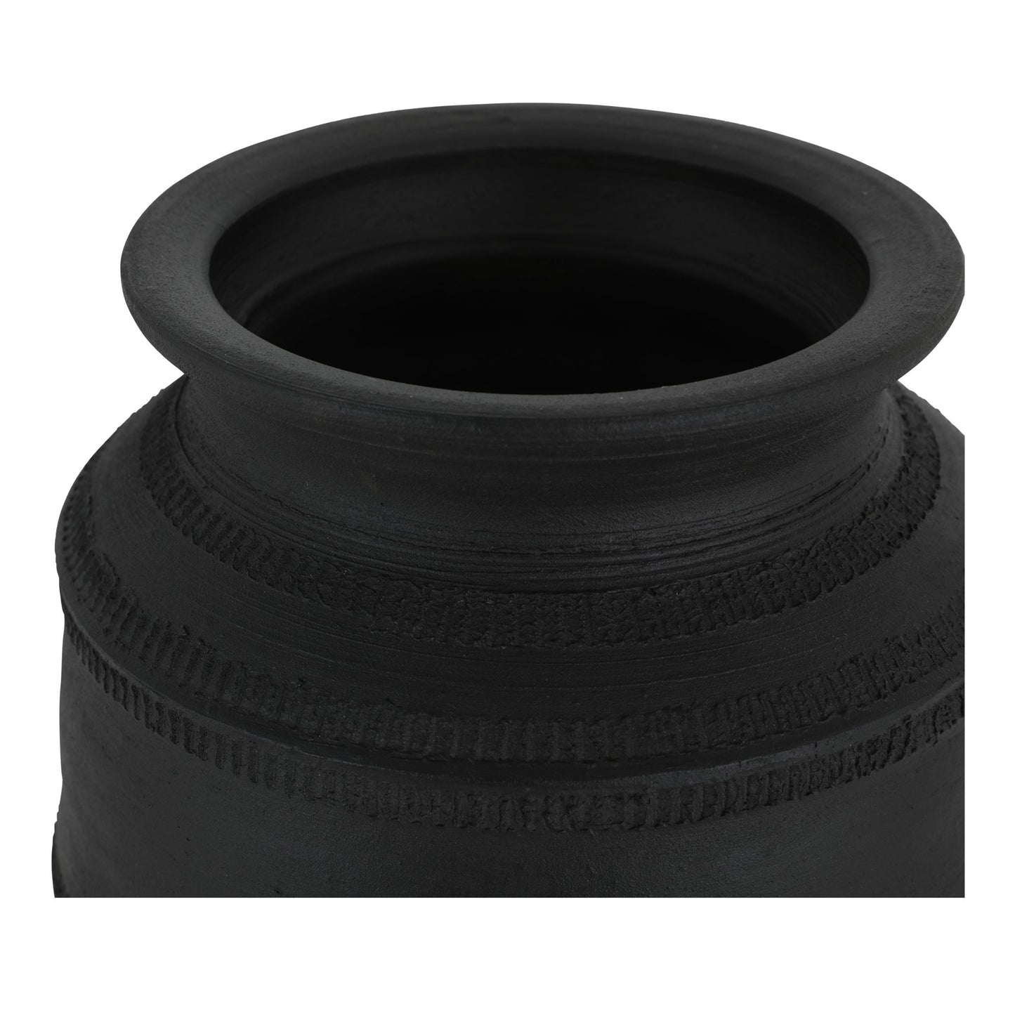 Astra - Terracotta Vessel - Black