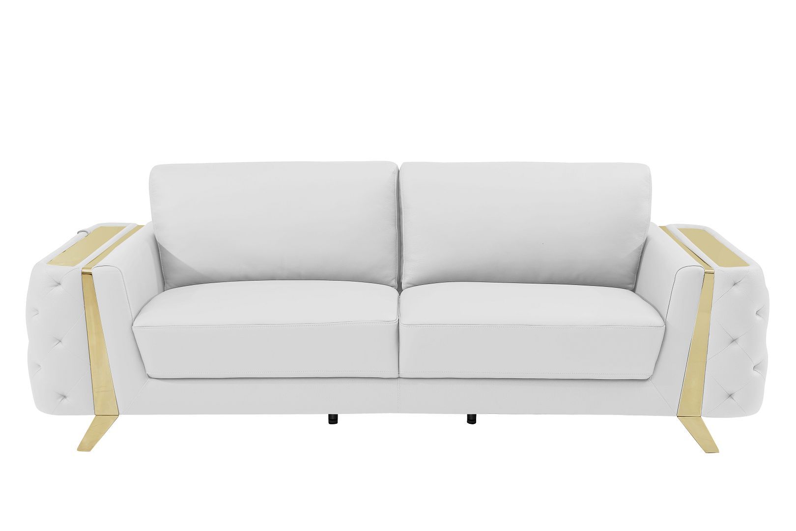 1050 - 3-Piece Sofa Set - White