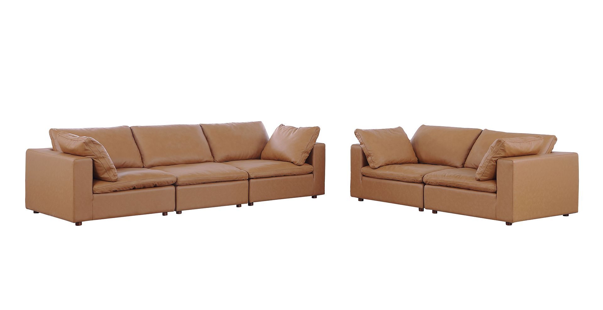 1100 - 2-Piece Sofa Set (Top-Grain Italian Leather)