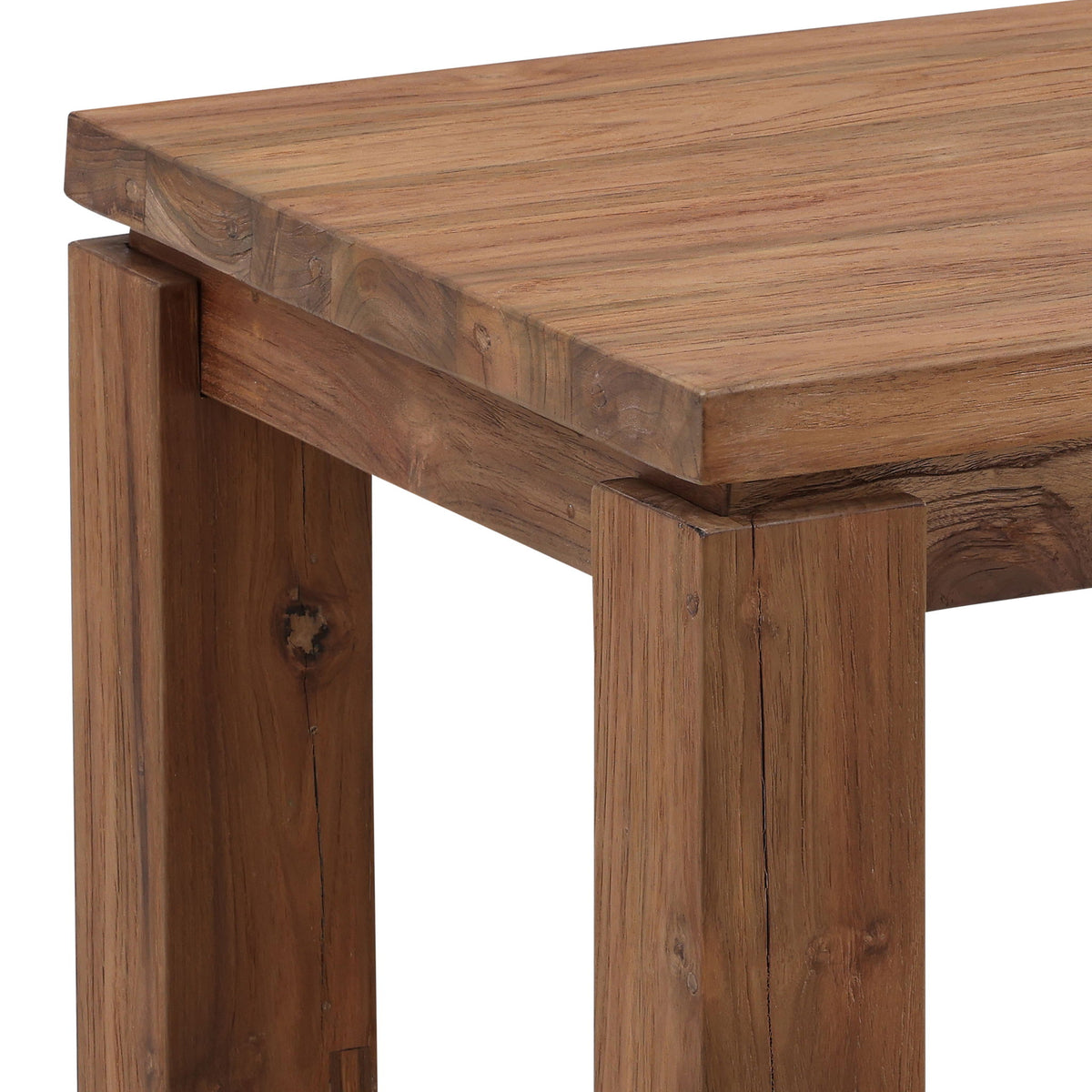 Micah - Side Table - Medium Brown