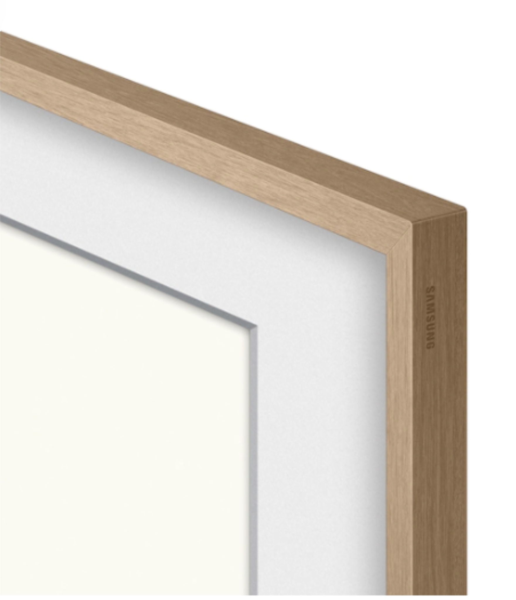 Samsung - 50" 2021 The Frame Bezel (Modern) - Teak