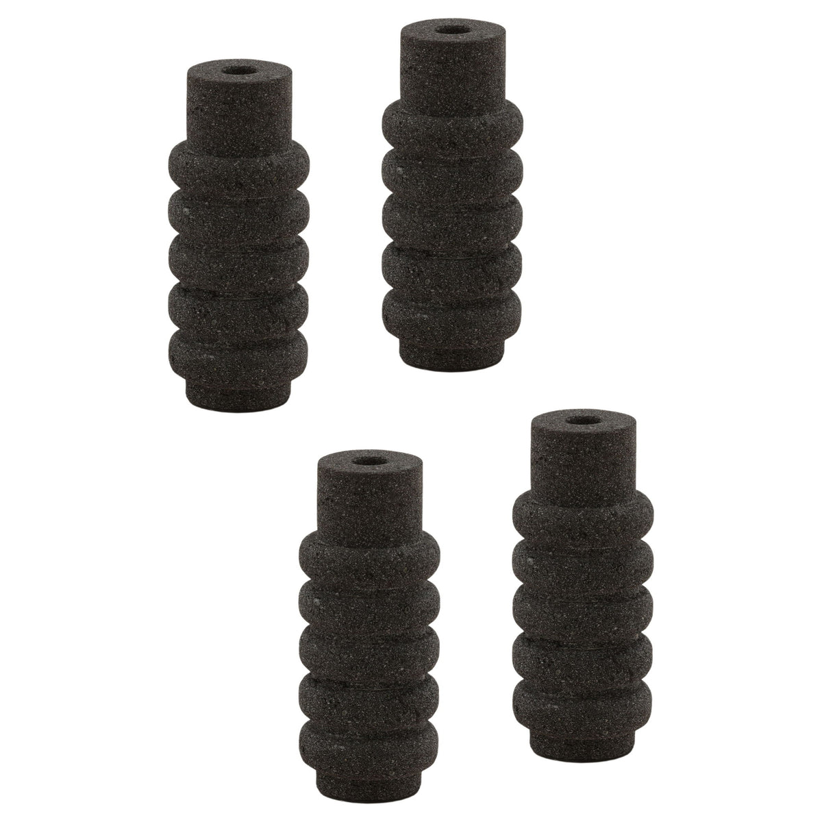 Norland - Candle Holder (Set of 4) - Dark Gray
