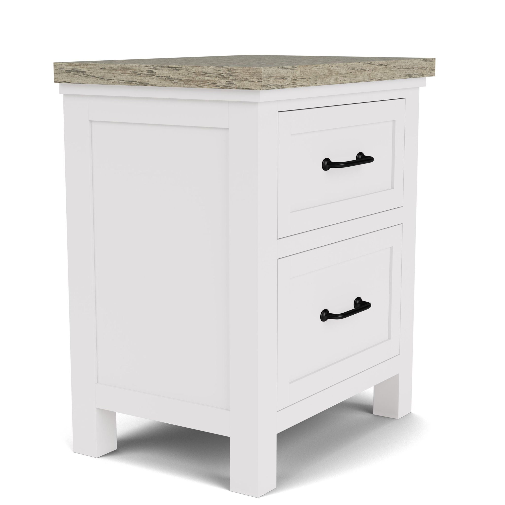 Cora - 2 Drawer Nightstand - White