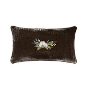 Stella - Faux Silk Velvet Body Pillow - Green Ochre