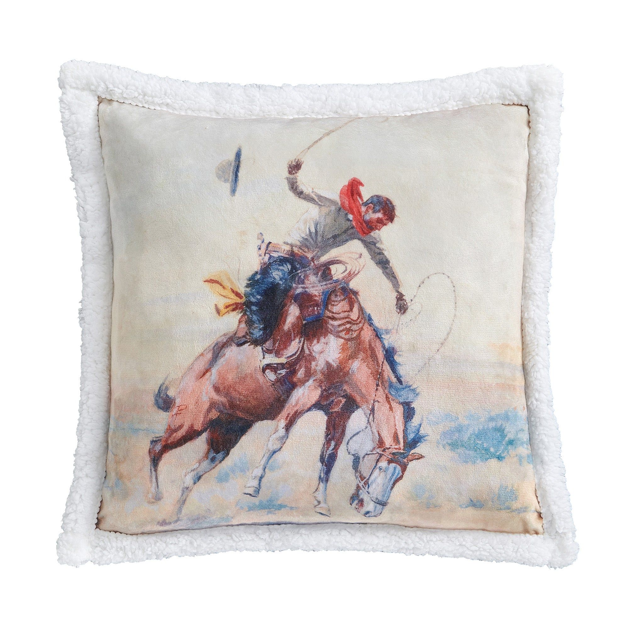 Campfire - Buster Campfire Sherpa Pillow - Multi Color
