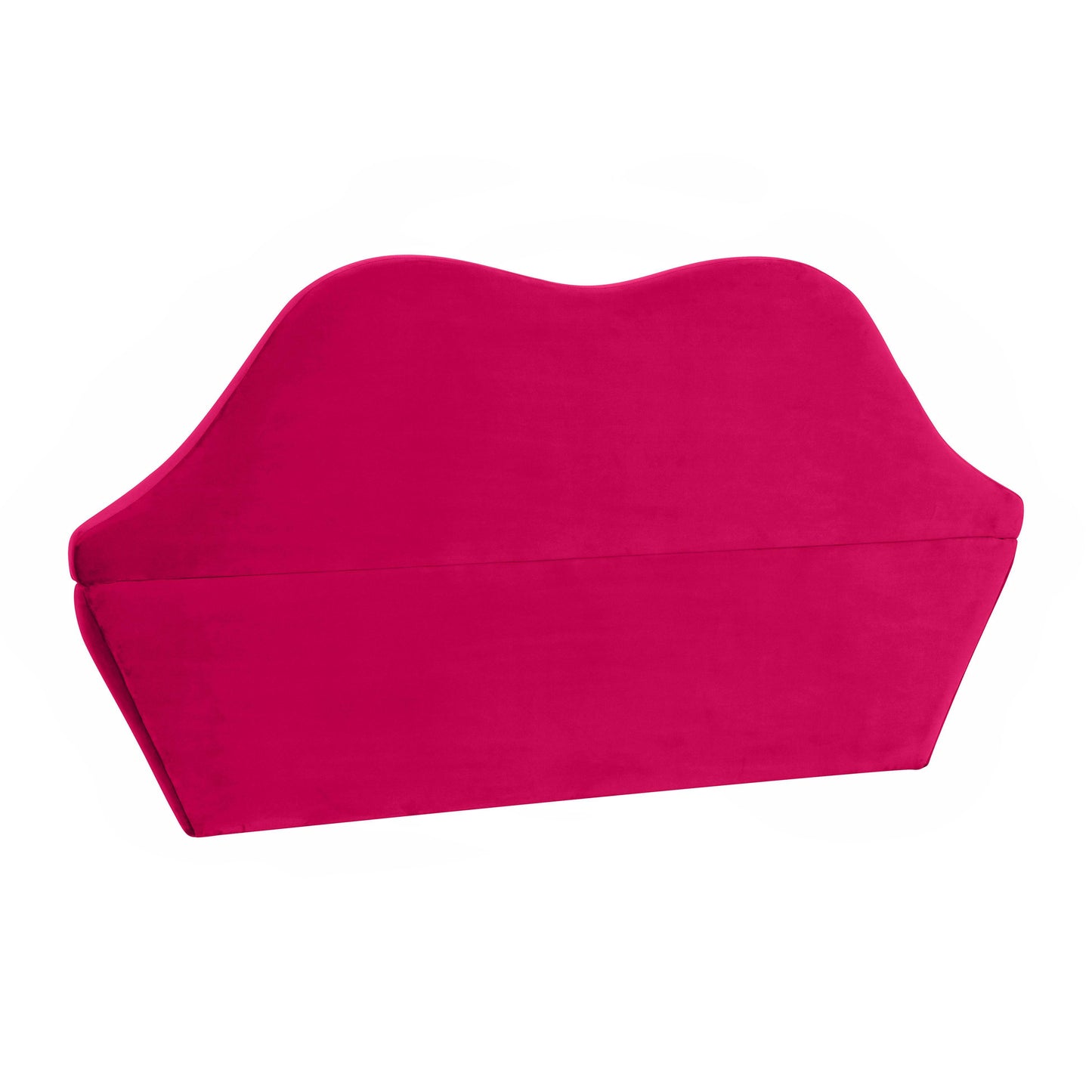 Lips - Velvet Settee - Hot Pink