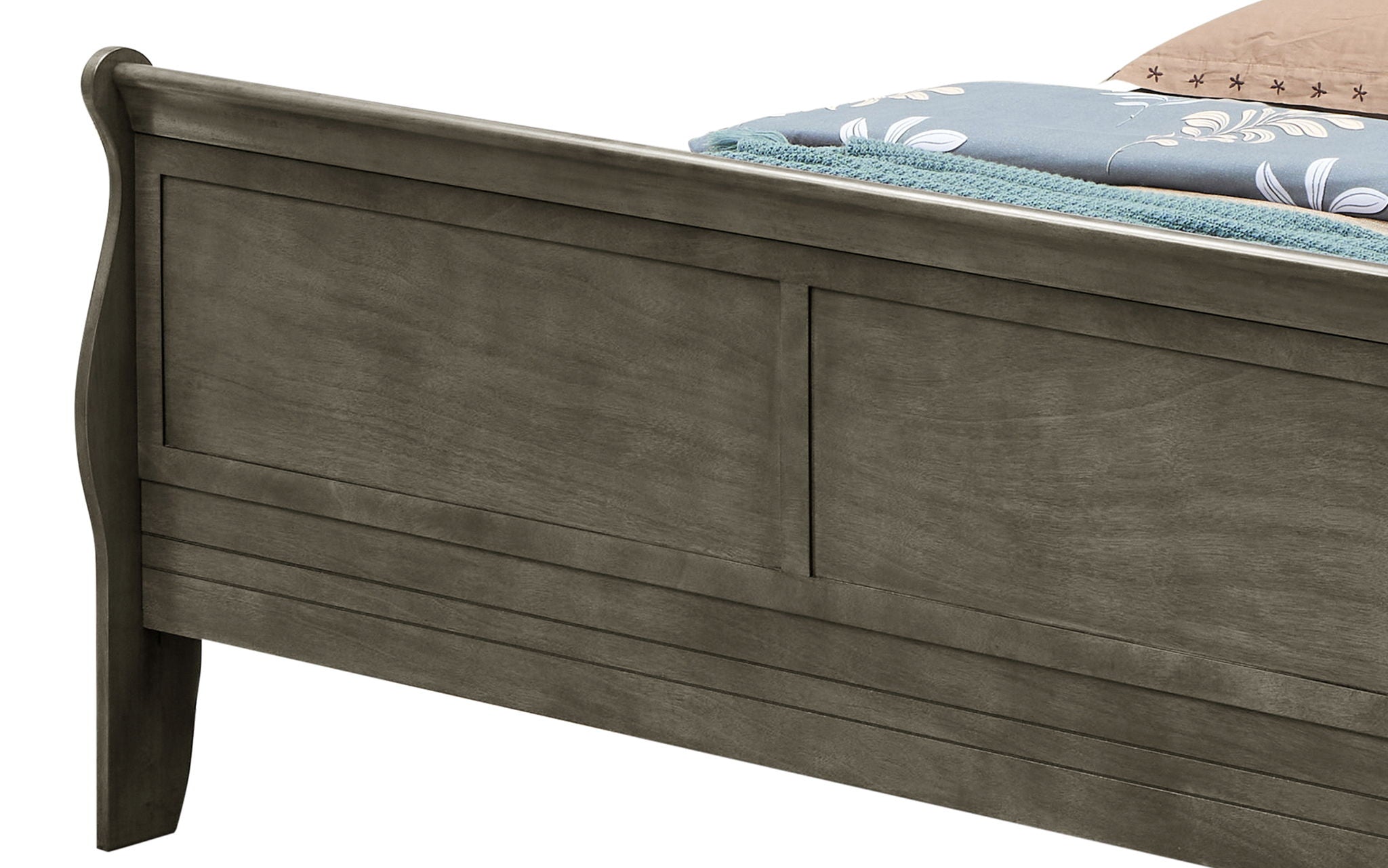 Glory Furniture - Louis Phillipe - Sleigh Bed