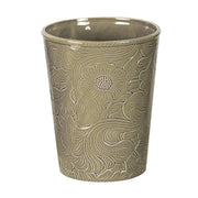 Savannah - Ceramic Wastebasket - Taupe