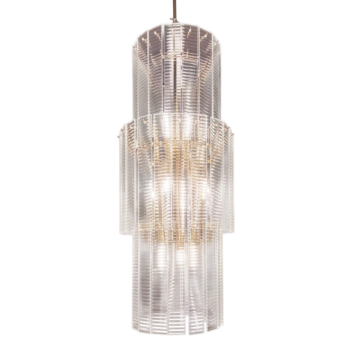 Joy - Pendant - Clear And Brass
