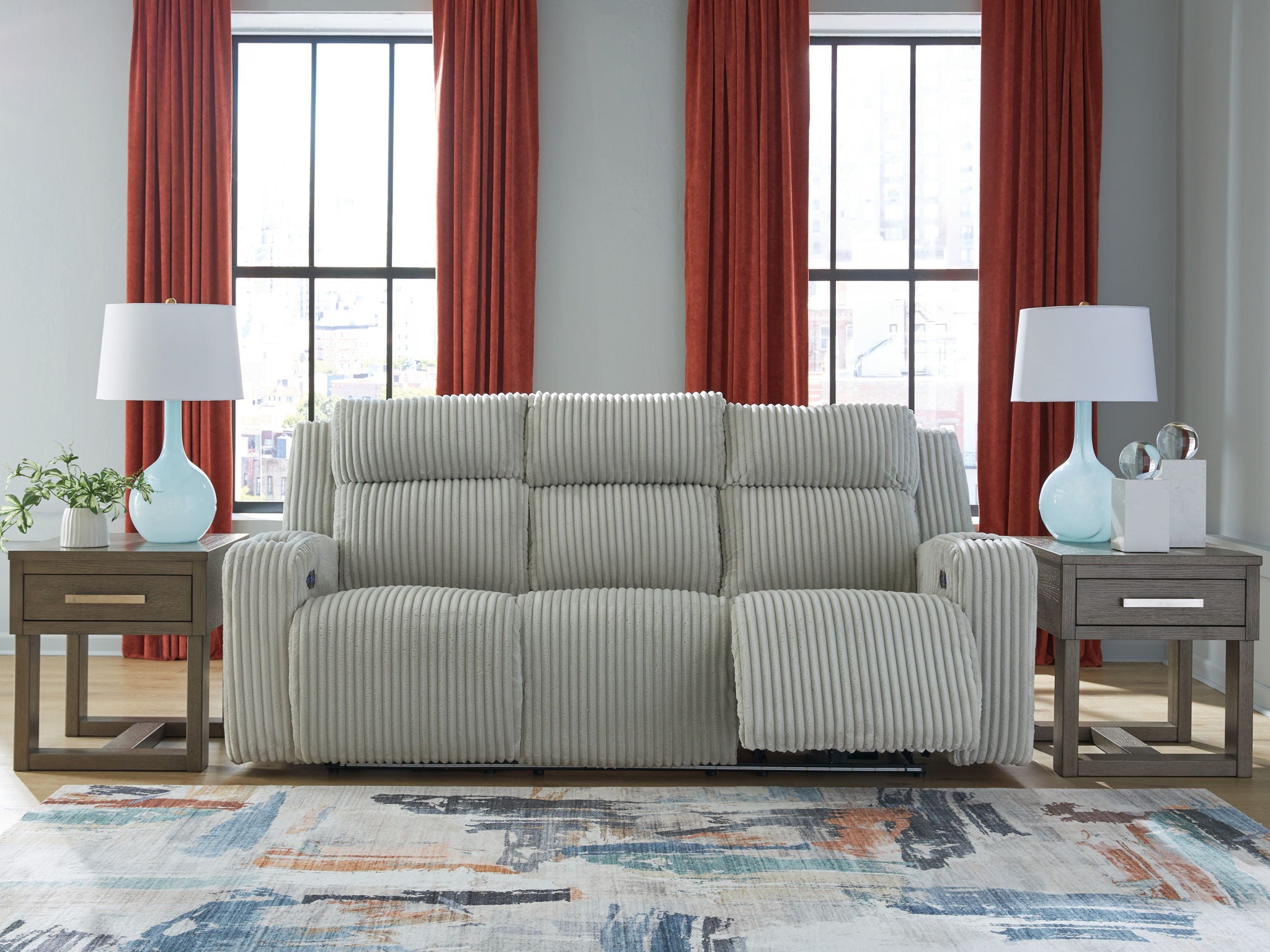 Ashley Furniture Forest Lake Reclining Sofa - Thumbnail 2